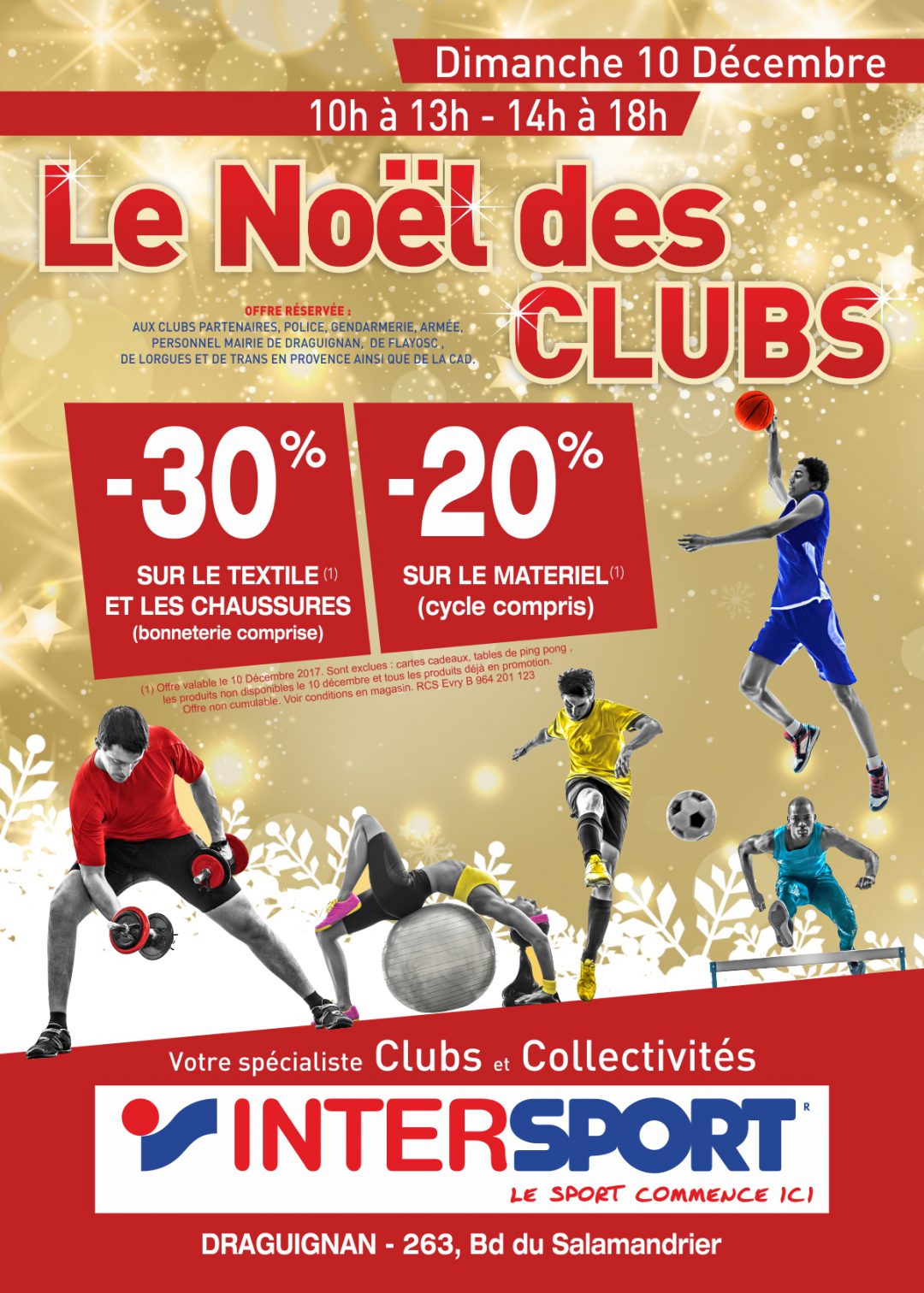 Journée Noël des clubs et collectivités avec Intersport | La Dracénoise Gym Journée Noël des clubs et collectivités avec Intersport | La Dracénoise Gym